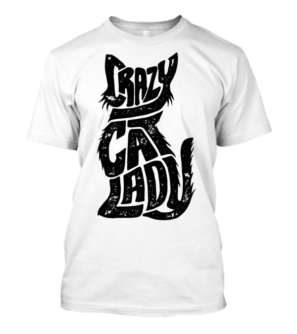 Crazy Cat Lady Funny Cats Kitty Kitten Vintage T-Shirt