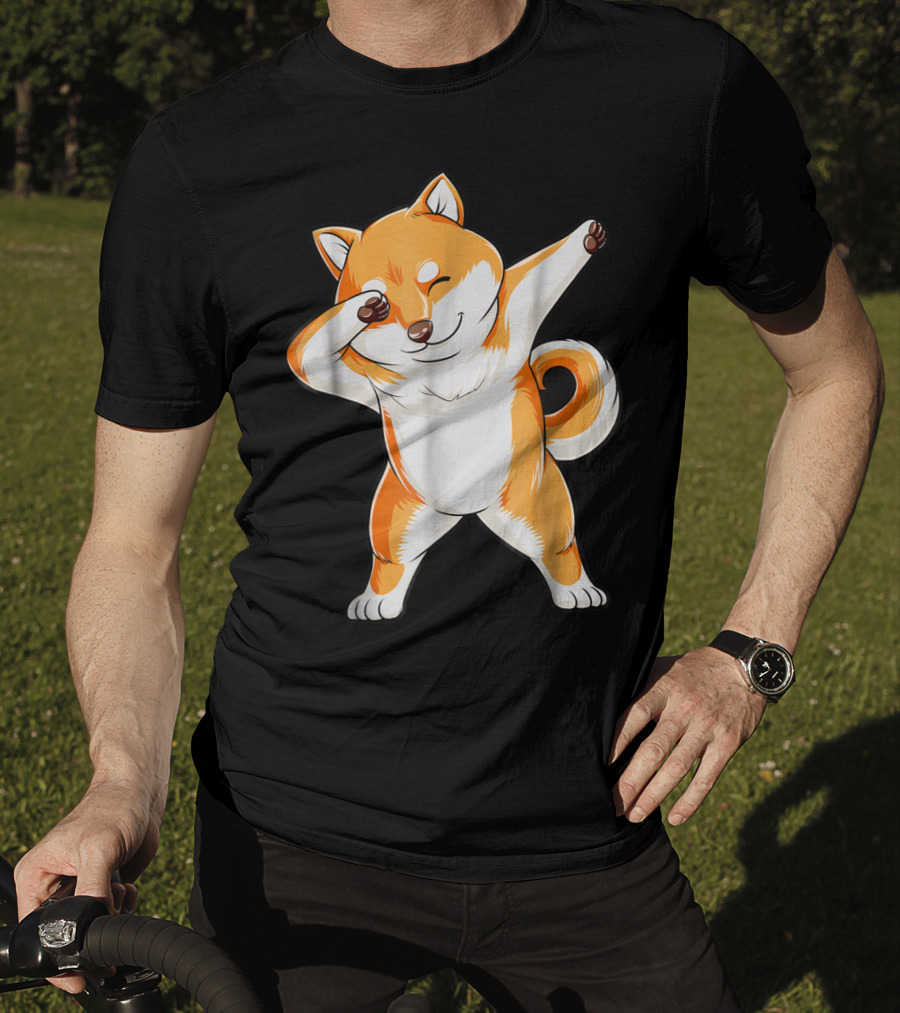 Dabbing Shiba Inu Dog Puppy Animal Lover T-Shirt
