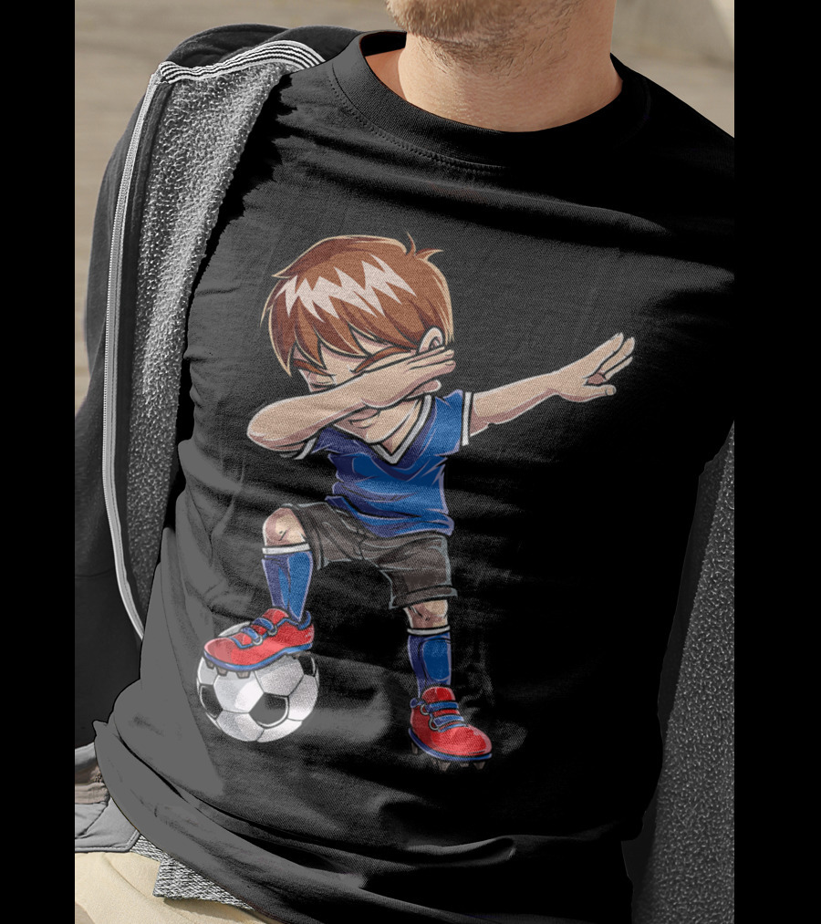 Dabbing Soccer Player With Ball T-Shirt