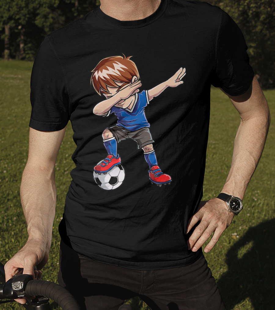 Dabbing Soccer Player With Ball T-Shirt