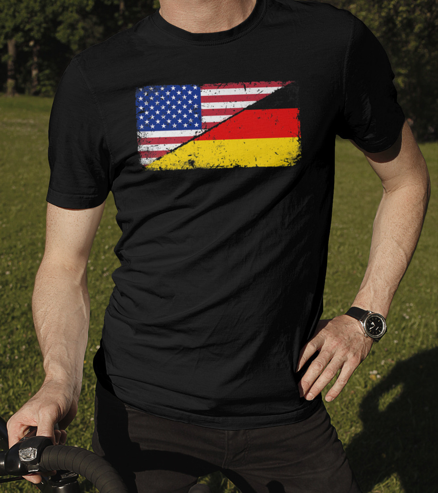 German American Flag Oktoberfest Mashup T-Shirt