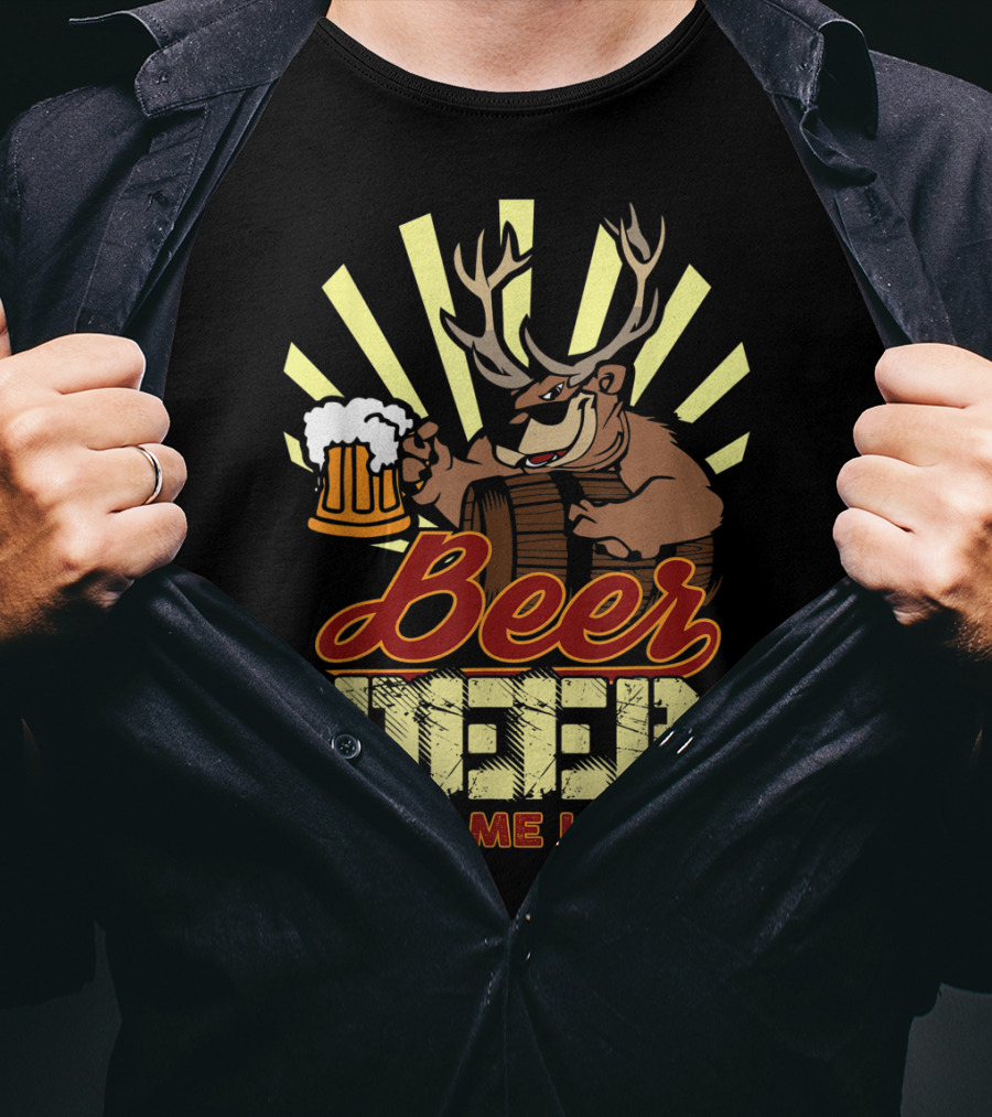 Beer And Deer Make Me Happy T-Shirt