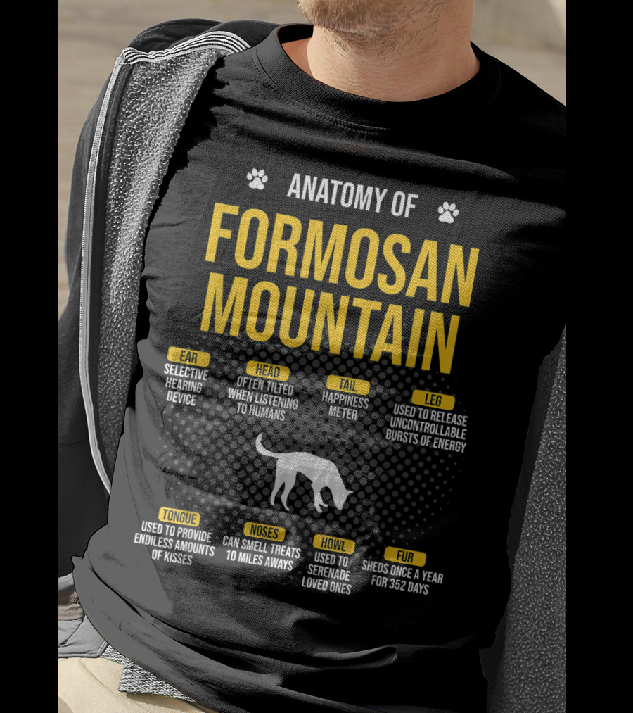 Anatomy Of Formosan Mountain: Selective Hearing, Happiness Meter, Uncontrollable Bursts, Lovable Serenade T-Shirt