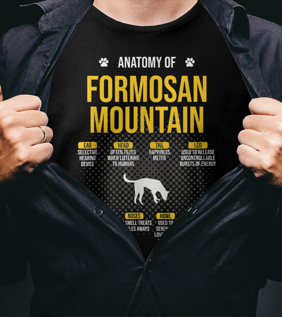 Anatomy Of Formosan Mountain: Selective Hearing, Happiness Meter, Uncontrollable Bursts, Lovable Serenade T-Shirt