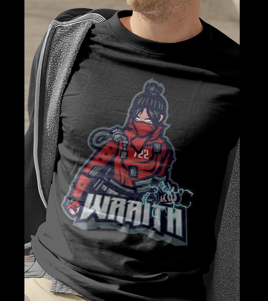 Apex Legends Wraith Red 12 Video Gamer T-Shirt