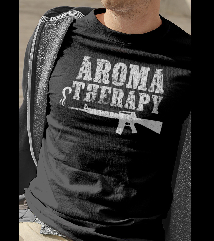 Aromatherapy Gun AR15 Lover Aromatherapy T-Shirt