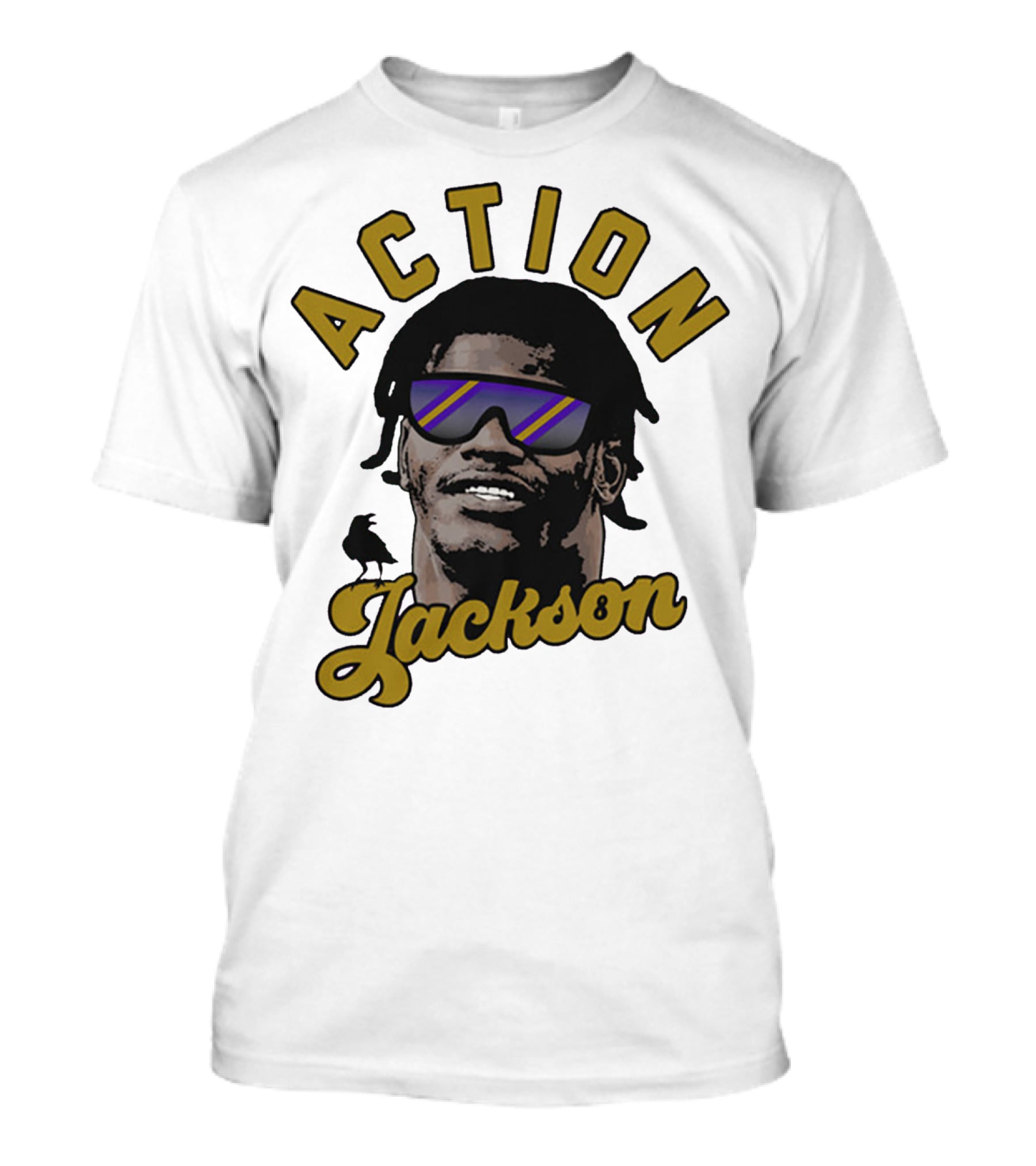 Baltimore Maryland Action Jackson Qb 8 T-Shirt