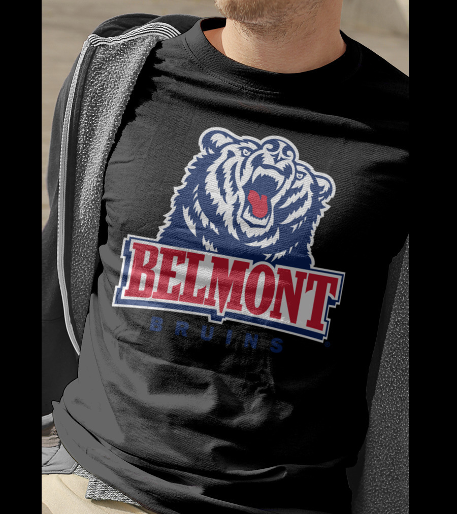Belmont University Bruins Bear Logo NCAA Ppbel01 T-Shirt