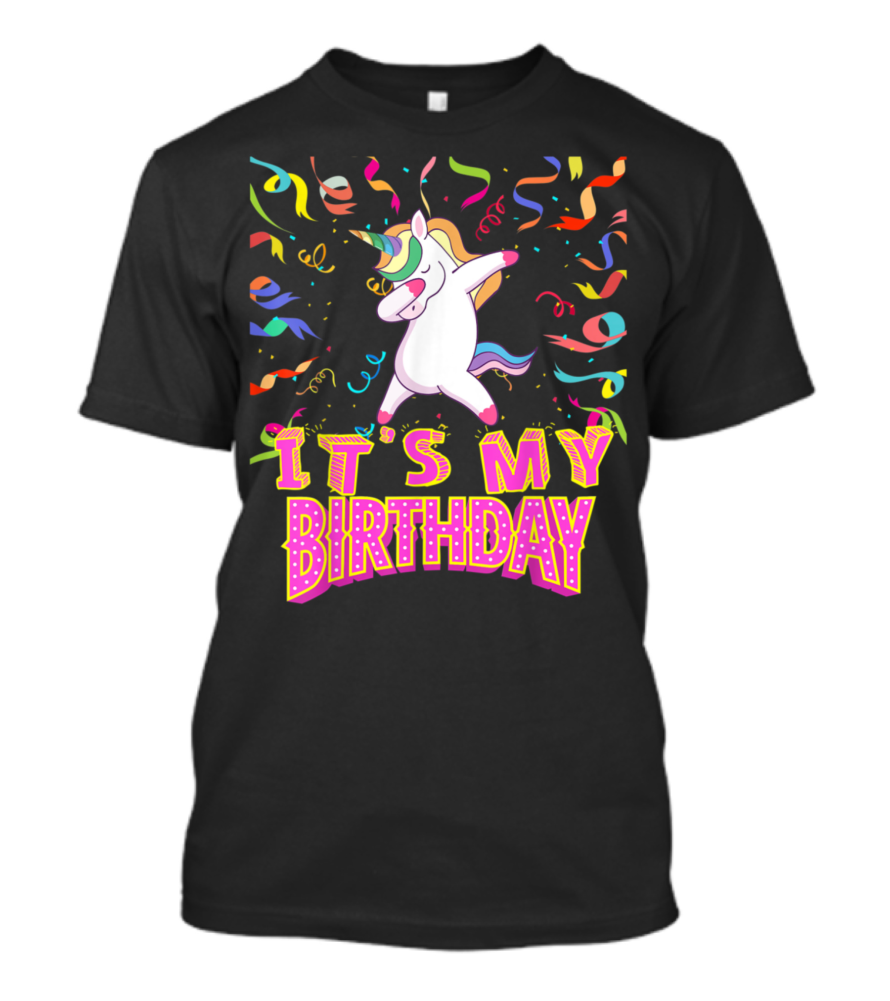 It's My Birthday Dabbing Unicorn Party T-Shirt