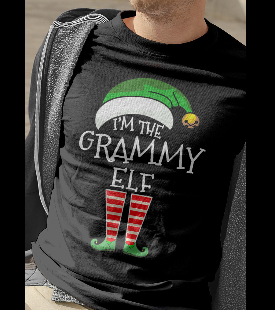 Christmas Family Matching Costume I'm The Grammy Elf T-Shirt
