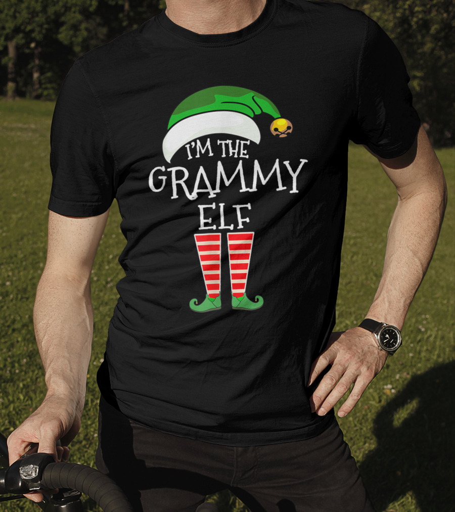 Christmas Family Matching Costume I'm The Grammy Elf T-Shirt