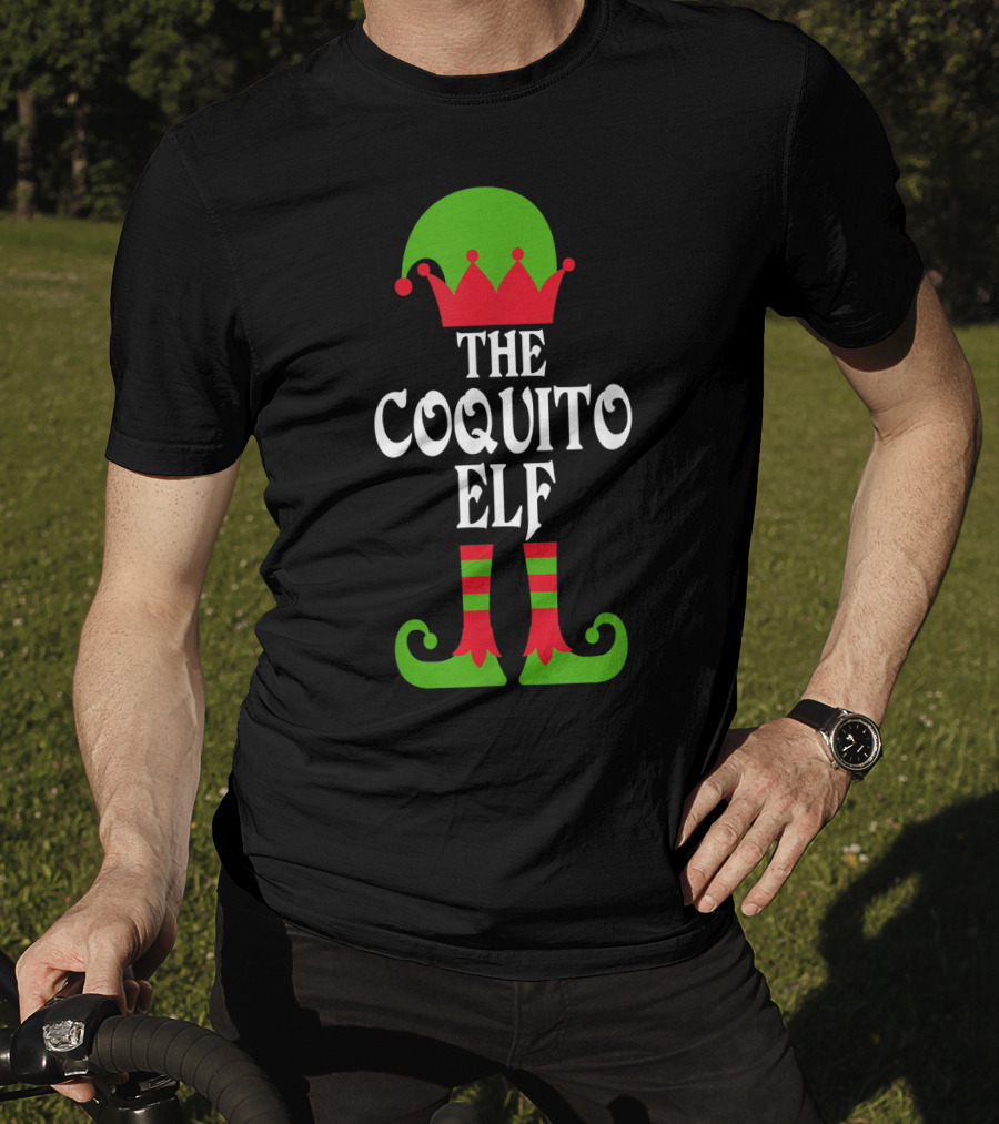 The Coquito Elf Christmas Boricua Puerto Rican T-Shirt
