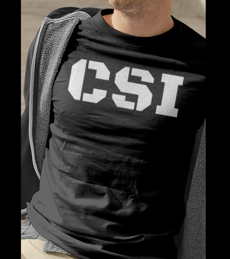 CSI Crime Scene Investigation Police T-Shirt