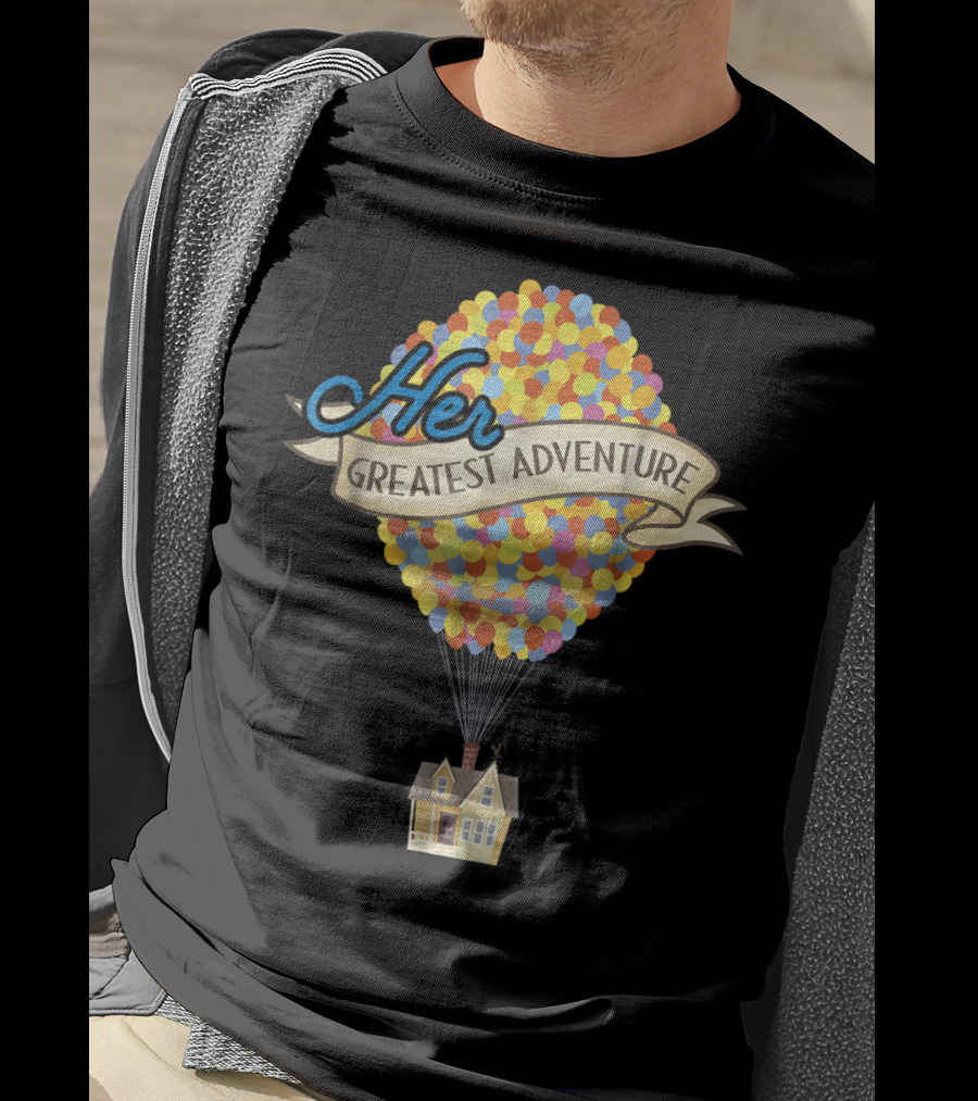 Disney Pixar Up Her Greatest Adventure Balloon House T-Shirt
