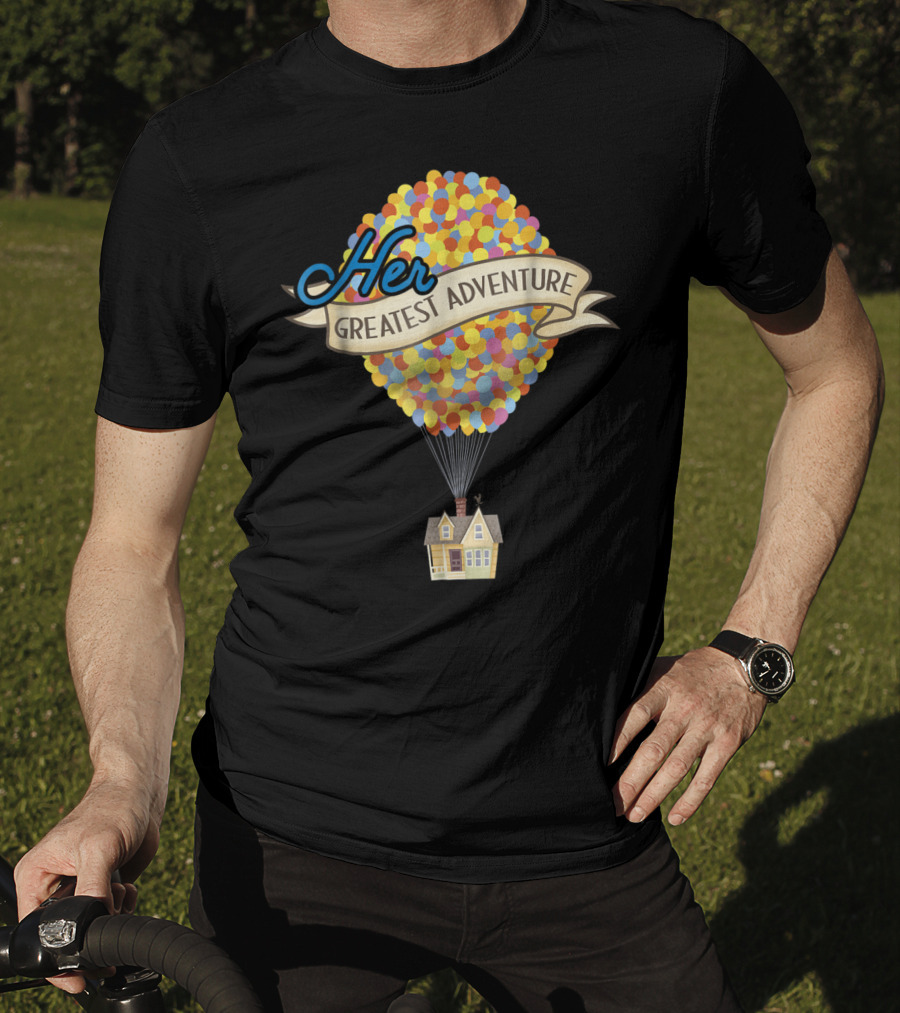 Disney Pixar Up Her Greatest Adventure Balloon House T-Shirt