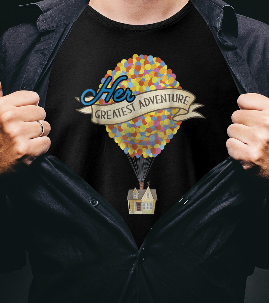 Disney Pixar Up Her Greatest Adventure Balloon House T-Shirt