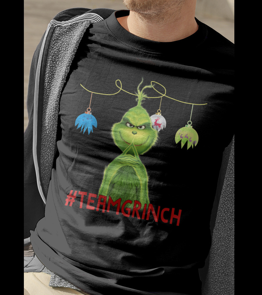 Drseuss Thegrinch #Teamgrinch Christmas T-Shirt