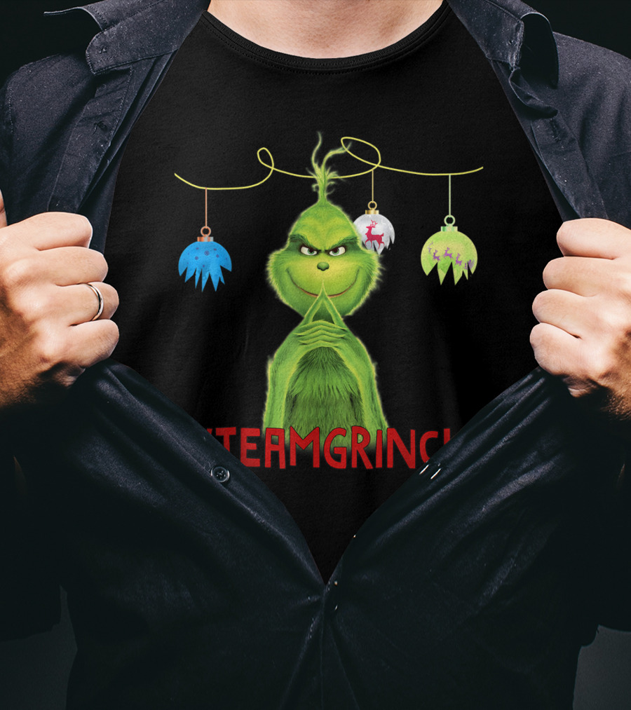 Drseuss Thegrinch #Teamgrinch Christmas T-Shirt