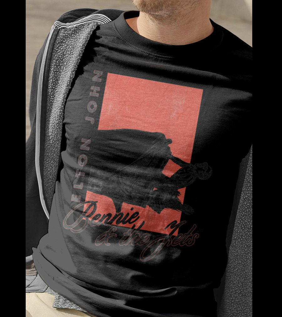 Elton John Bennie And The Jets Piano T-Shirt