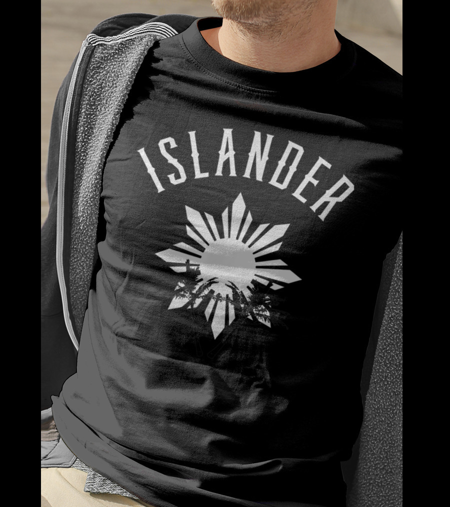 Islander Filipino Heritage Hawaiian Polynesian Starburst Palms T-Shirt