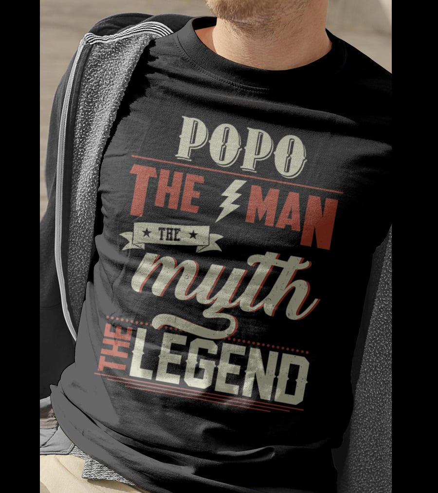 Popo The Man The Myth The Legend T-Shirt