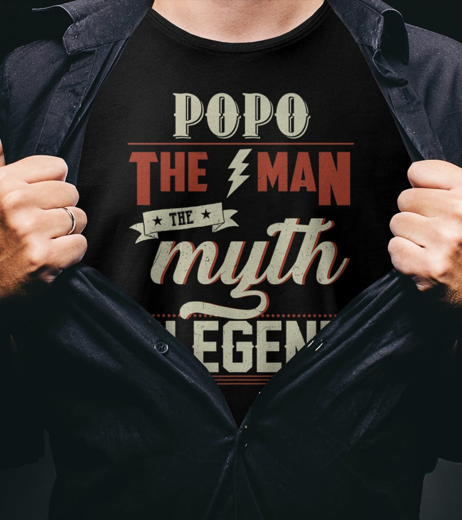 Popo The Man The Myth The Legend T-Shirt