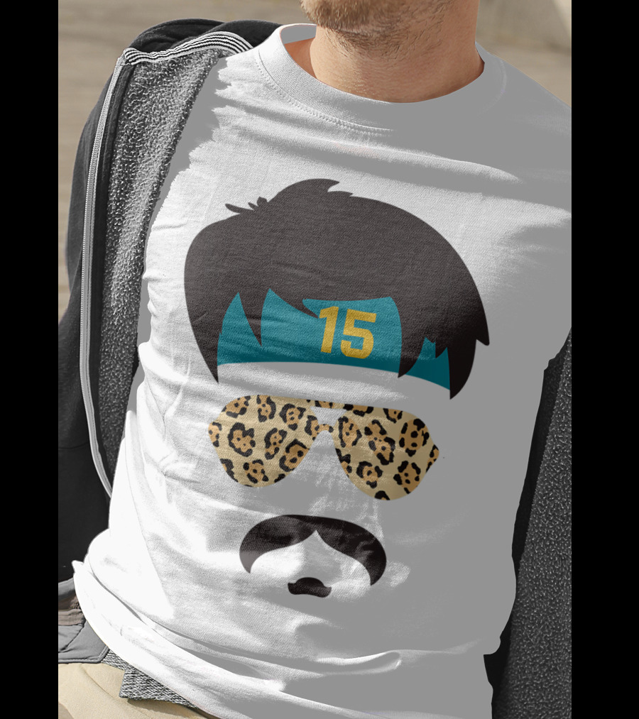 Jacksonville Football Uncle Rico Leopard Sunglasses 15 Headband 904 T-Shirt