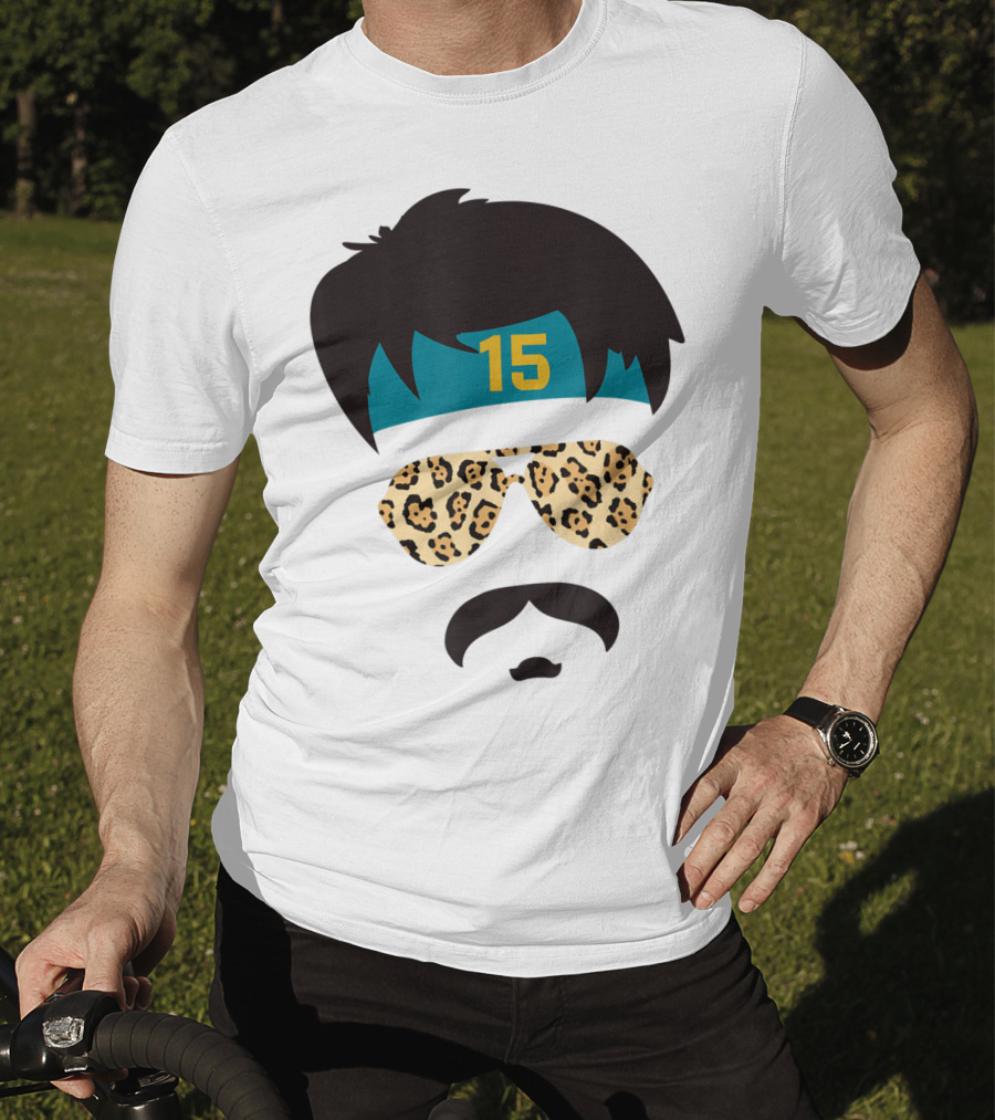 Jacksonville Football Uncle Rico Leopard Sunglasses 15 Headband 904 T-Shirt