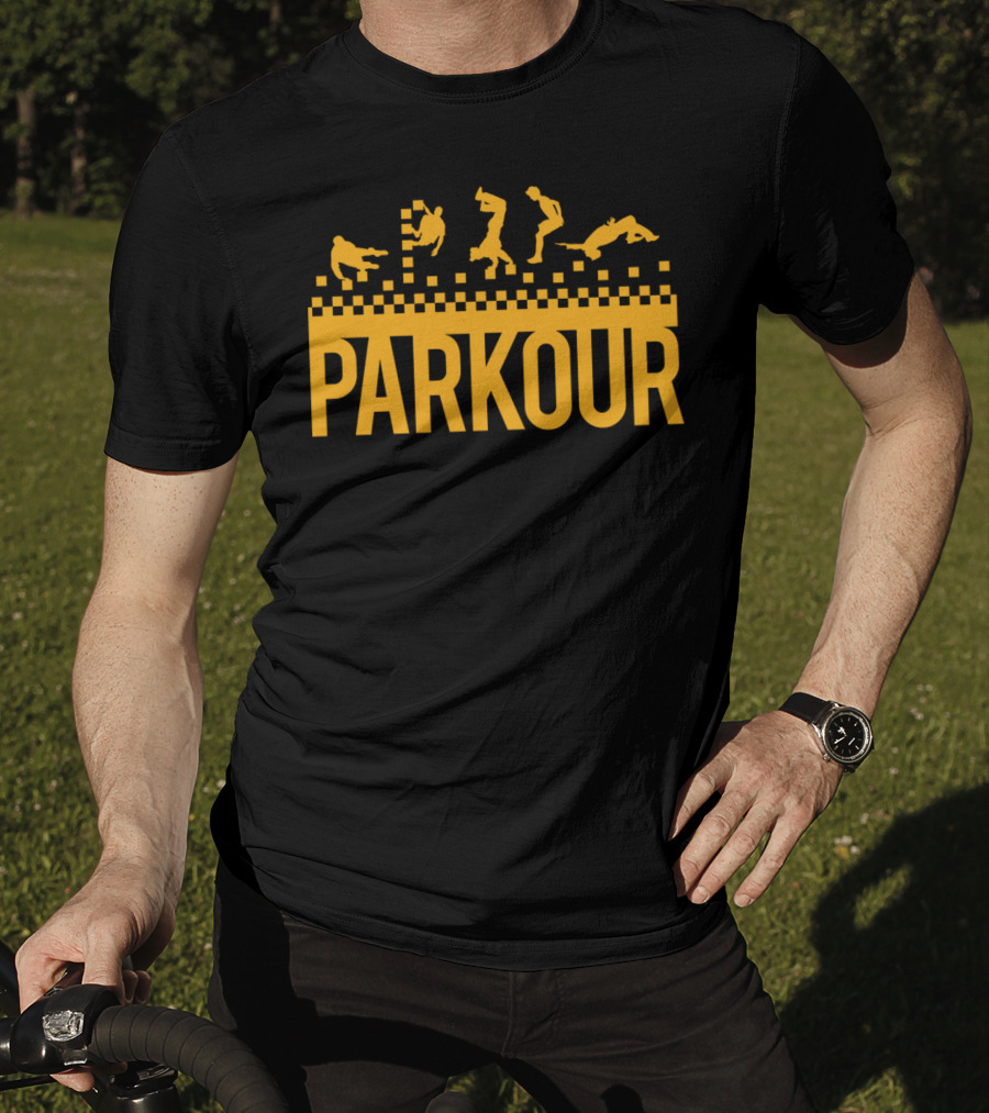 Vintage Parkour Free Running Action T-Shirt