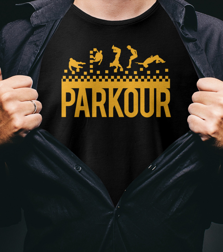 Vintage Parkour Free Running Action T-Shirt