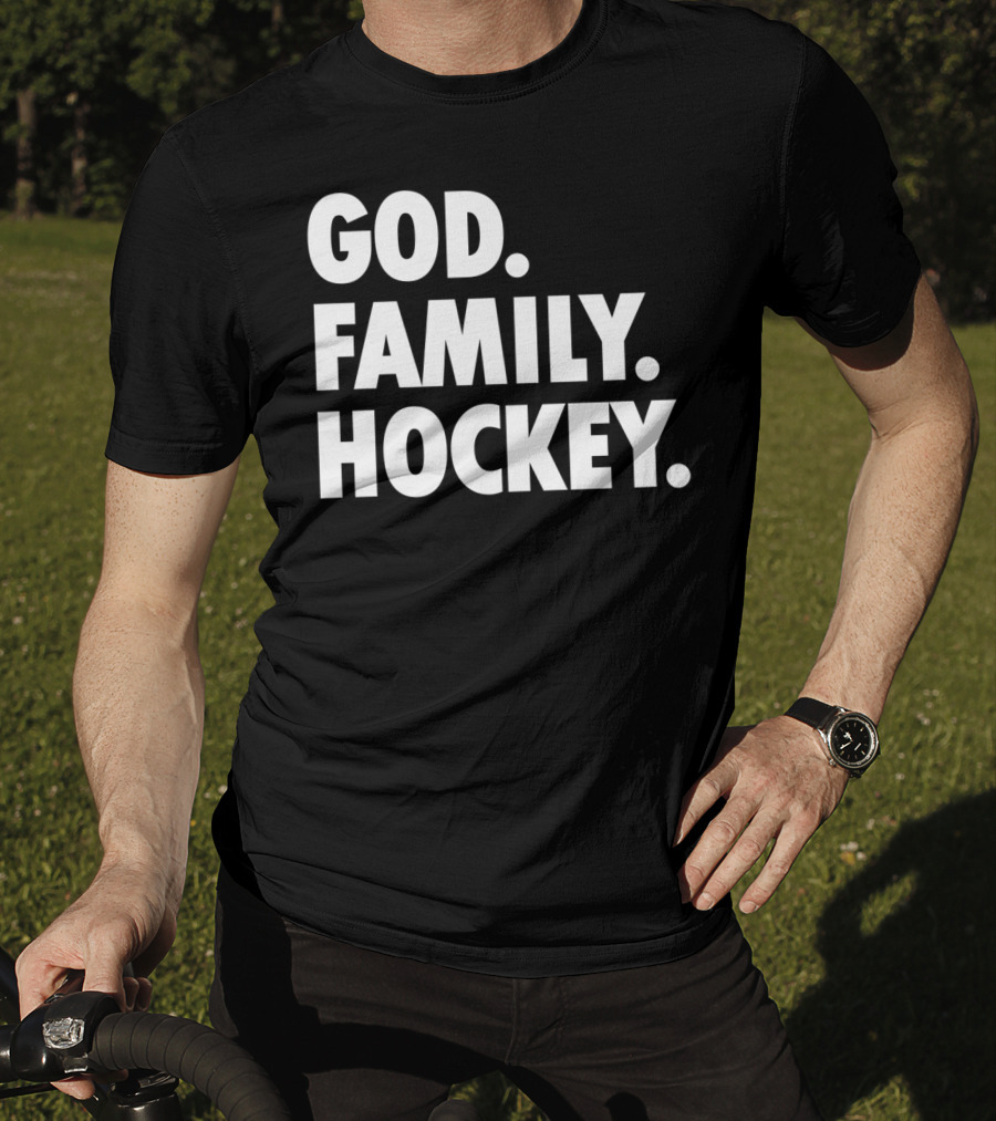 God Family Hockey T-Shirt