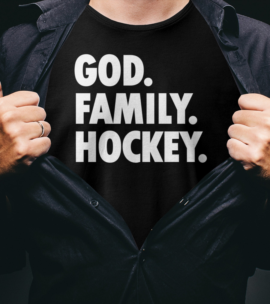 God Family Hockey T-Shirt