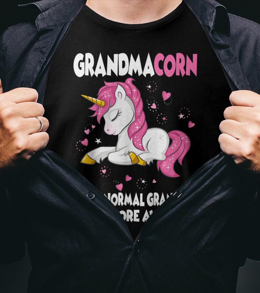Grandmacorn Like A Normal Grandma Only More Awesome Cute Unicorn Lover T-Shirt