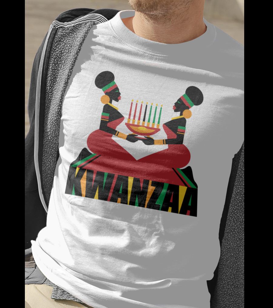 Kwanzaa Celebration African Kinara Tradition T-Shirt