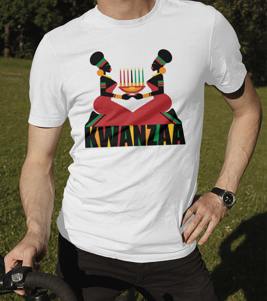 Kwanzaa Celebration African Kinara Tradition T-Shirt