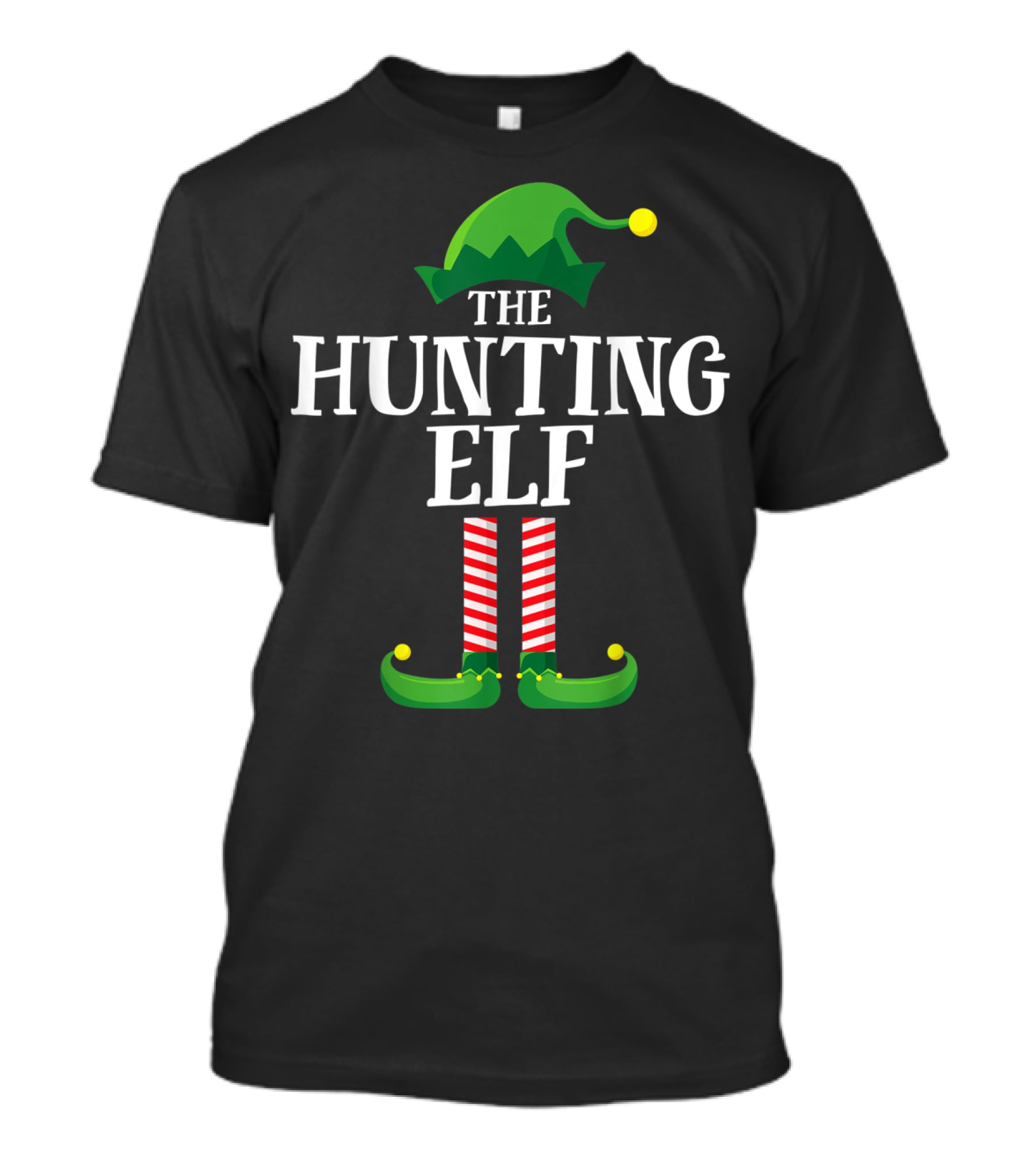 The Hunting Elf Matching Family Group Holiday Joke T-Shirt