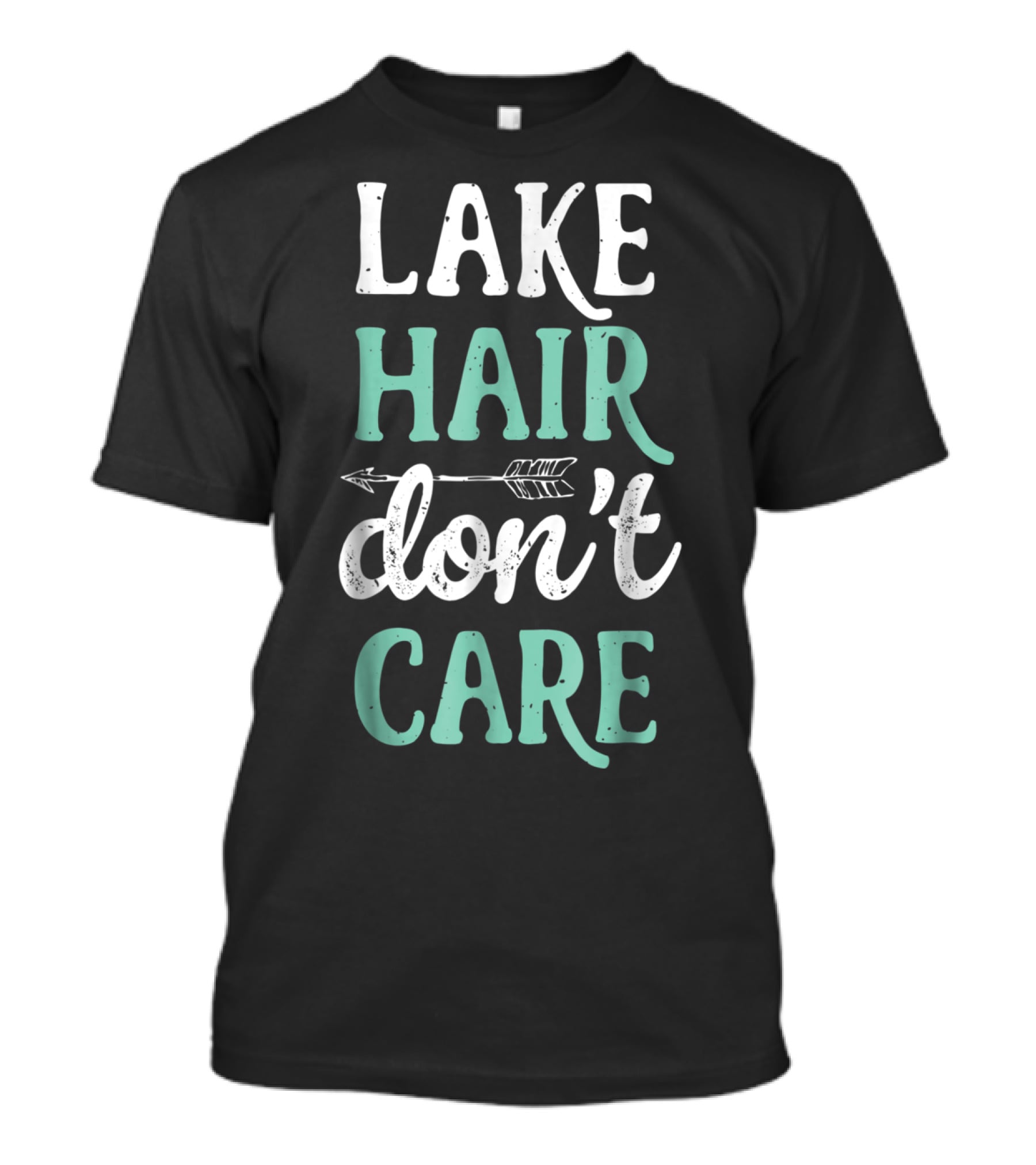 Lake Hair Don’t Care Arrow Fishing Boating Life T-Shirt