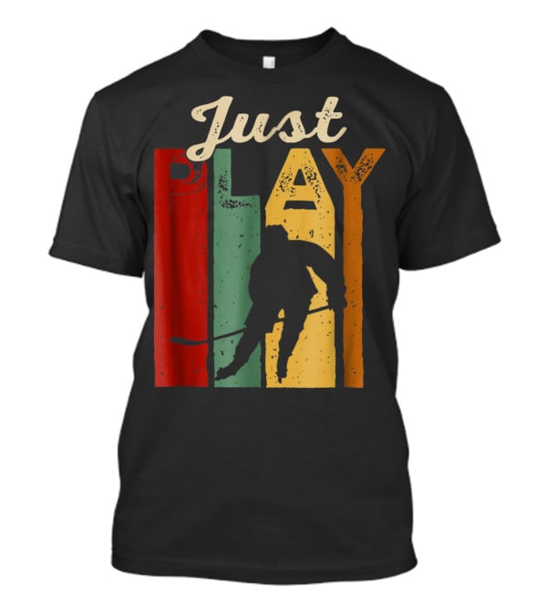 Just Play Hockey Retro T-Shirt