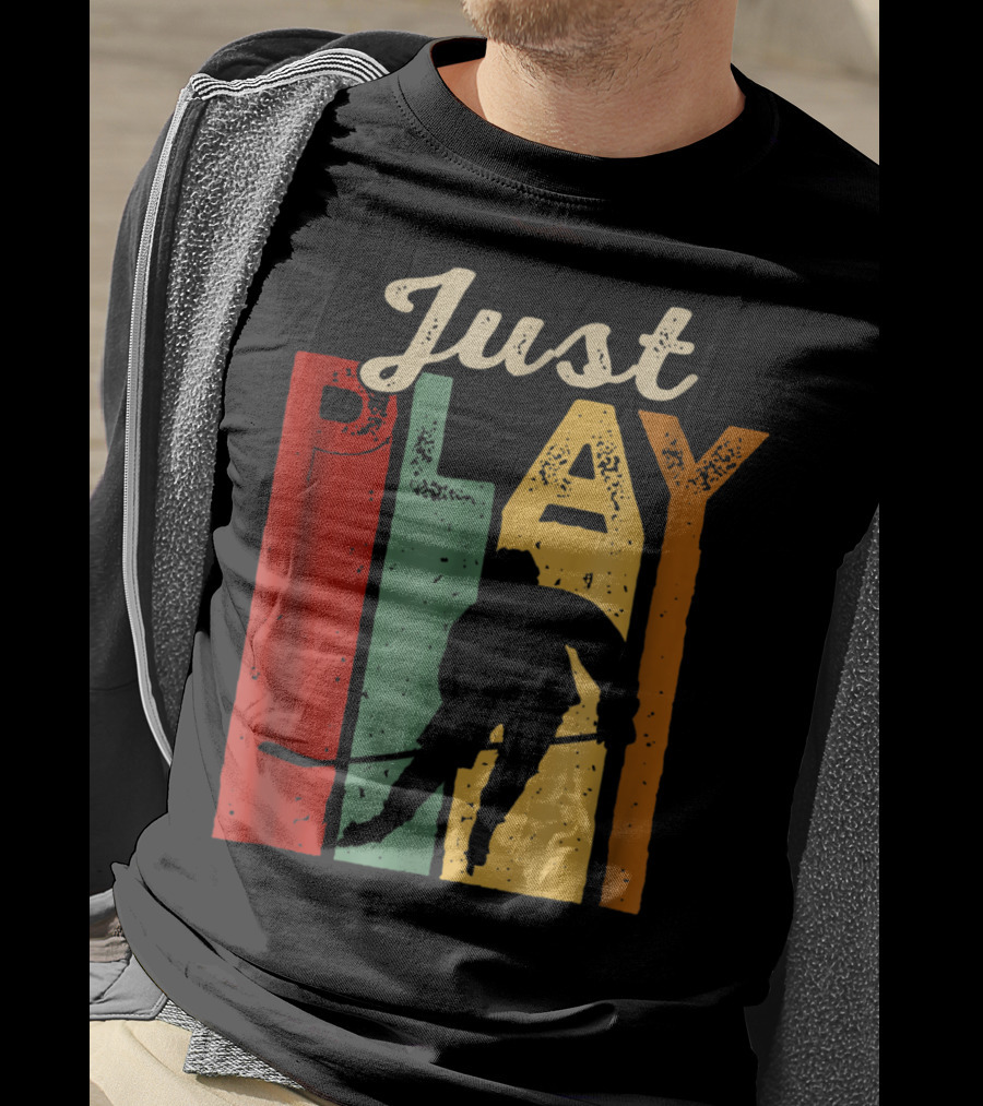 Just Play Hockey Retro T-Shirt