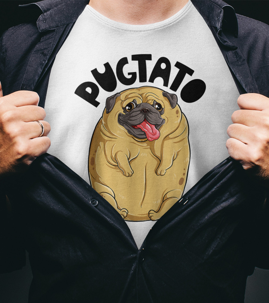 Pugtato Pug Potato Dog Lovers T-Shirt