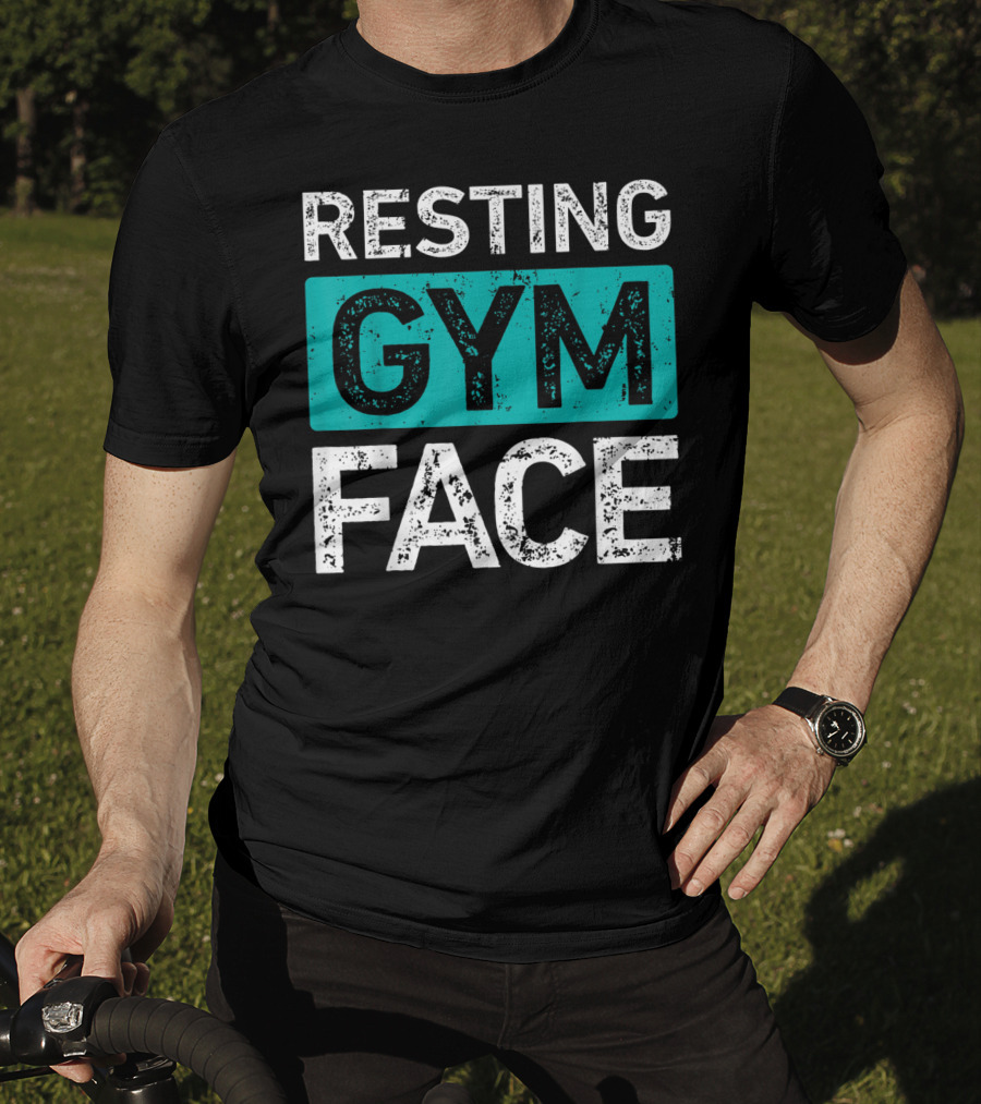 Resting Gym Face Fitness T-Shirt