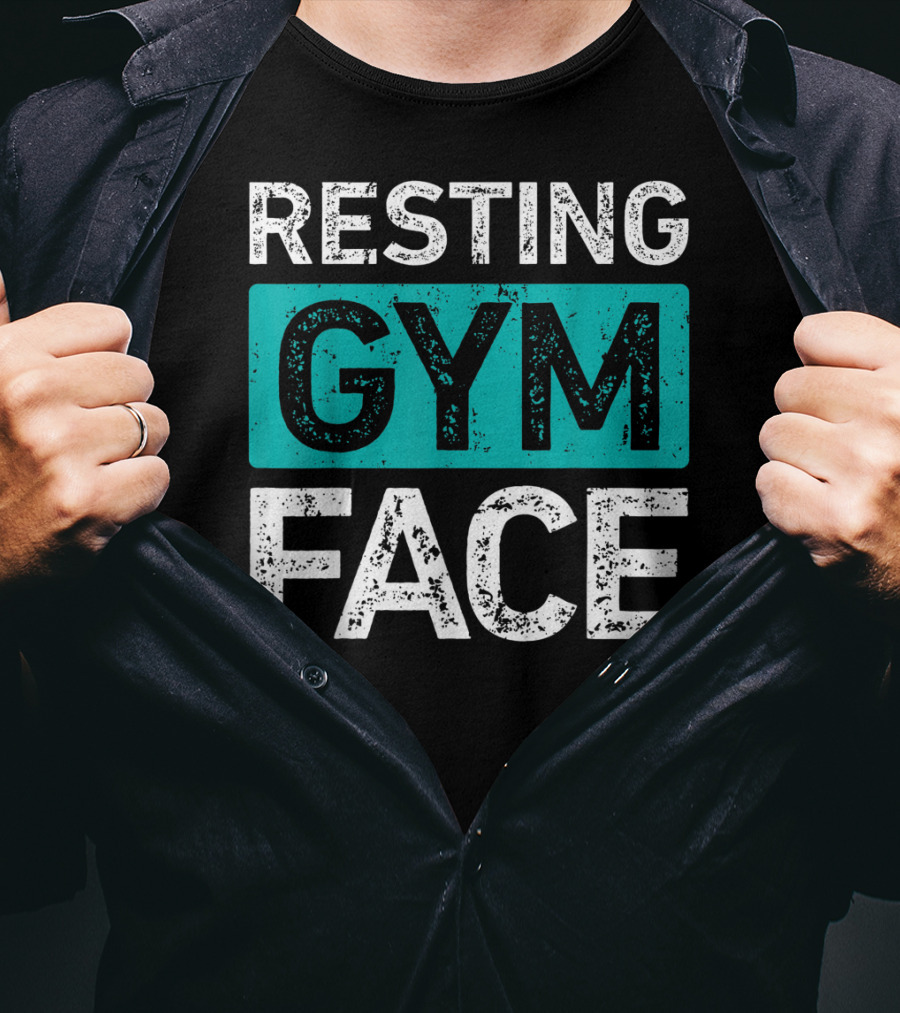 Resting Gym Face Fitness T-Shirt