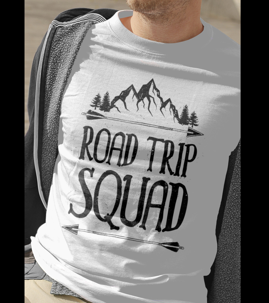 Road Trip Squad Summer Travel Adventure T-Shirt