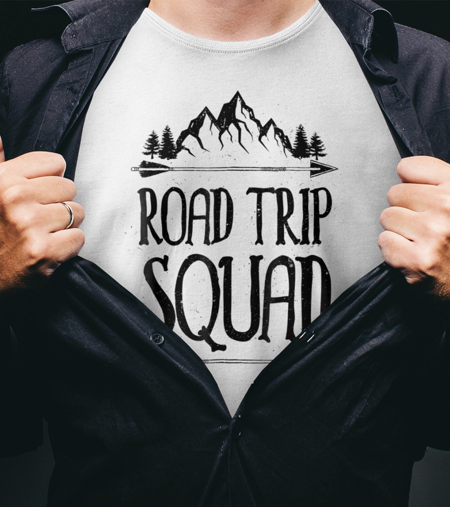 Road Trip Squad Summer Travel Adventure T-Shirt