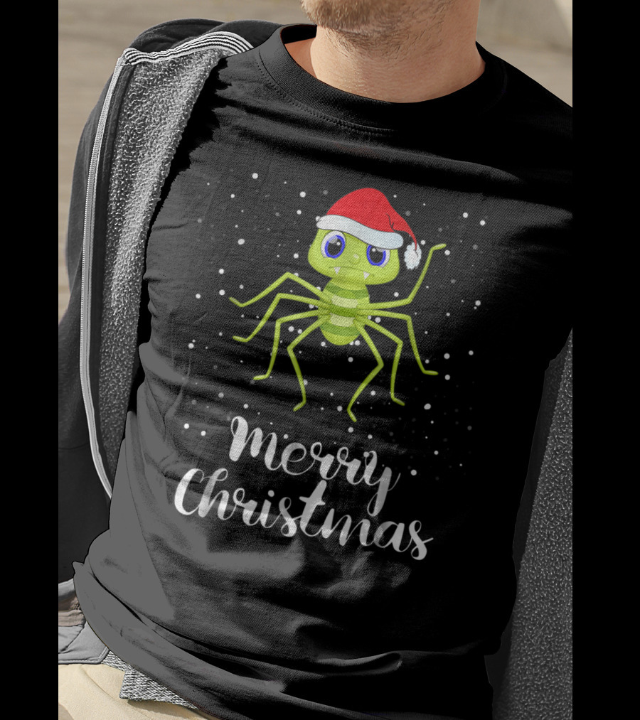 Merry Christmas Spider Funny Family Group Holiday T-Shirt