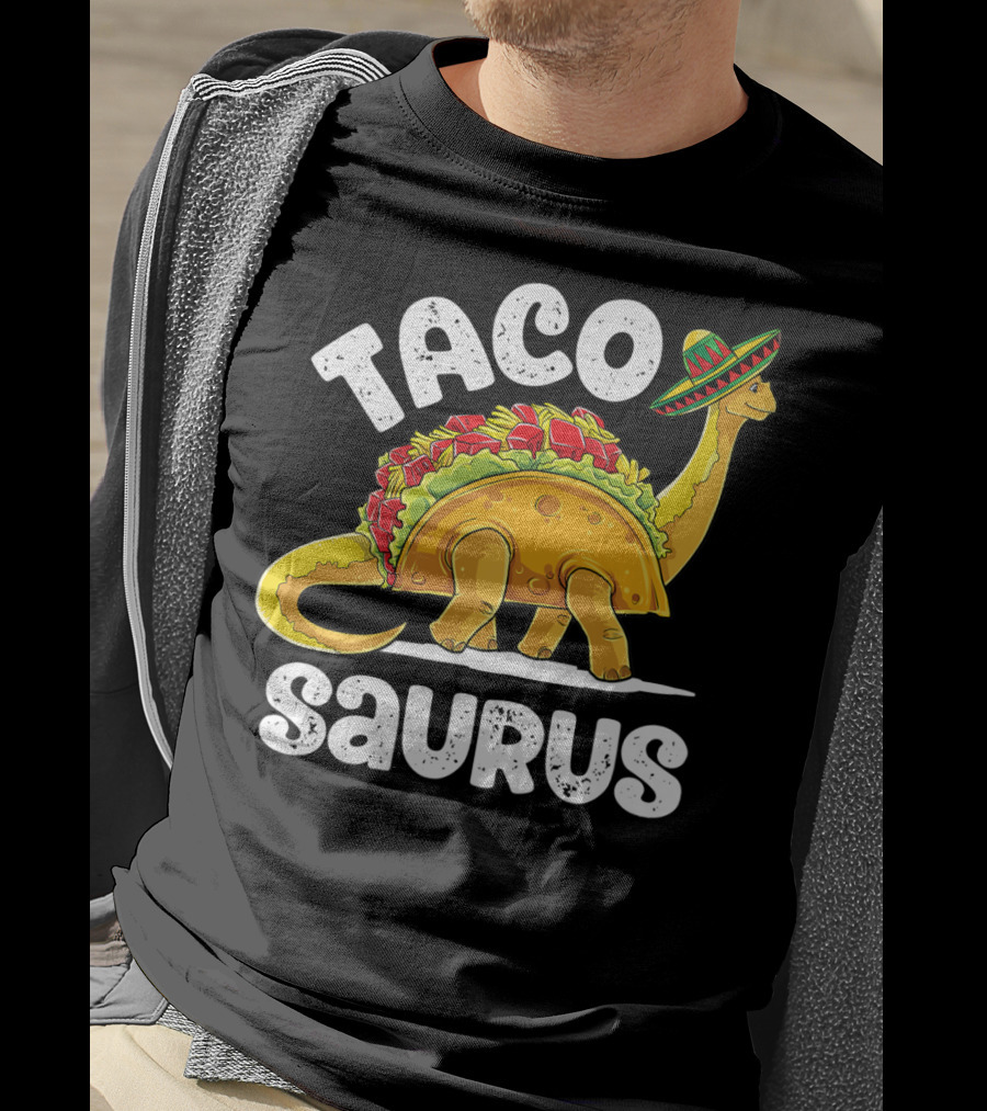 Tacosaurus Cinco De Mayo Sombrero Delight T-Shirt