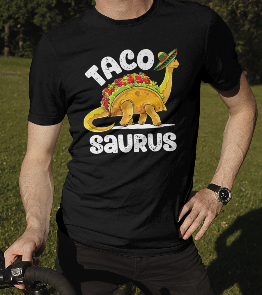 Tacosaurus Cinco De Mayo Sombrero Delight T-Shirt