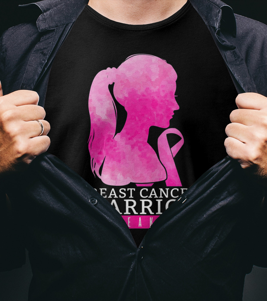 Breast Cancer Warrior Unbreakable Pink Ribbon T-Shirt