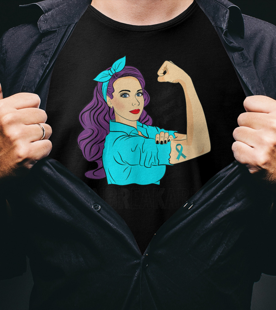 Addiction Recovery Warrior Unbreakable Empowerment Tattoo T-Shirt