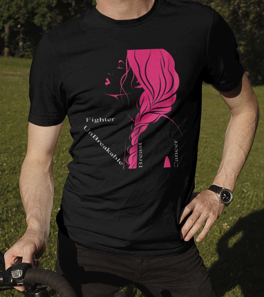 Breast Cancer Fighter Unbreakable Warrior T-Shirt